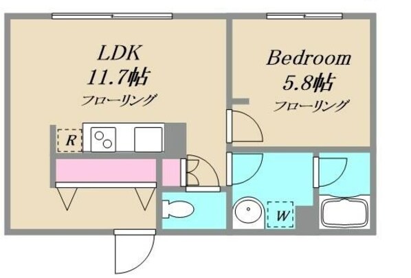 千歳船橋駅 徒歩16分 4階の物件間取画像